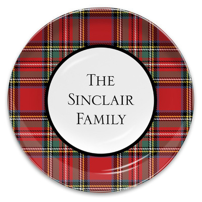 Tartan Plaid Melamine Plate